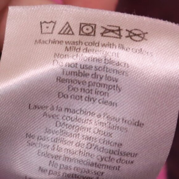 HOT PINK LOGO FLEECE M Sketchers Hoodie Casual Bright Spring Summer School Y2K - Picture 8 of 10